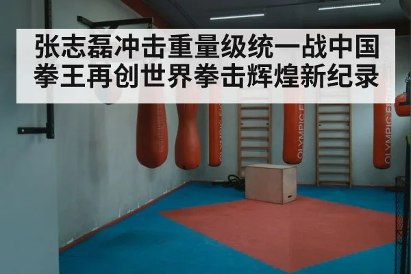 张志磊冲击重量级统一战中国拳王再创世界拳击辉煌新纪录